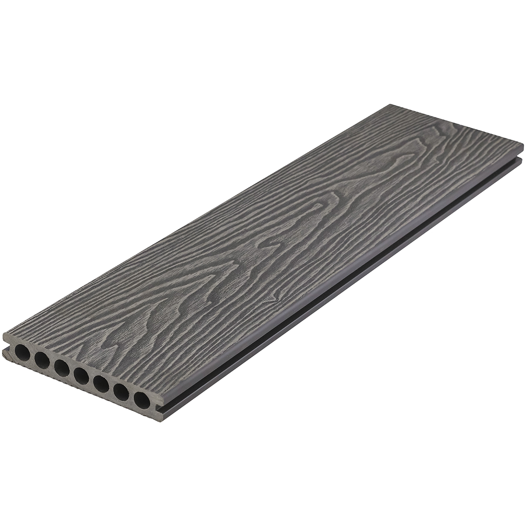 Террасная доска Xianfeng wood plastic composite XFD 066 Серый